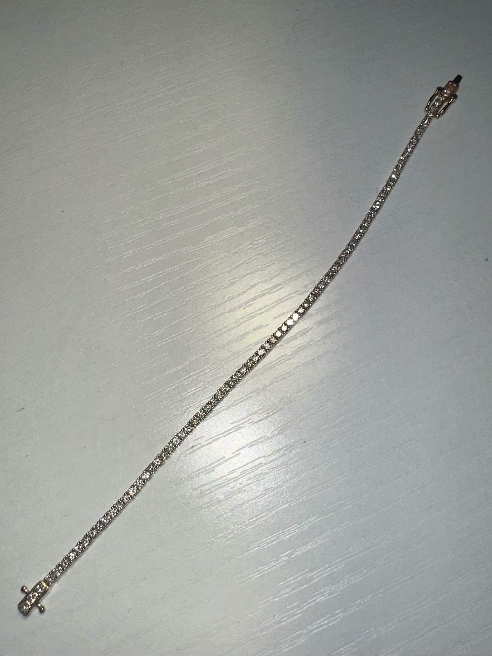 Mejuri Gold Diamond Tennis Bracelet - Picture 4 of 6